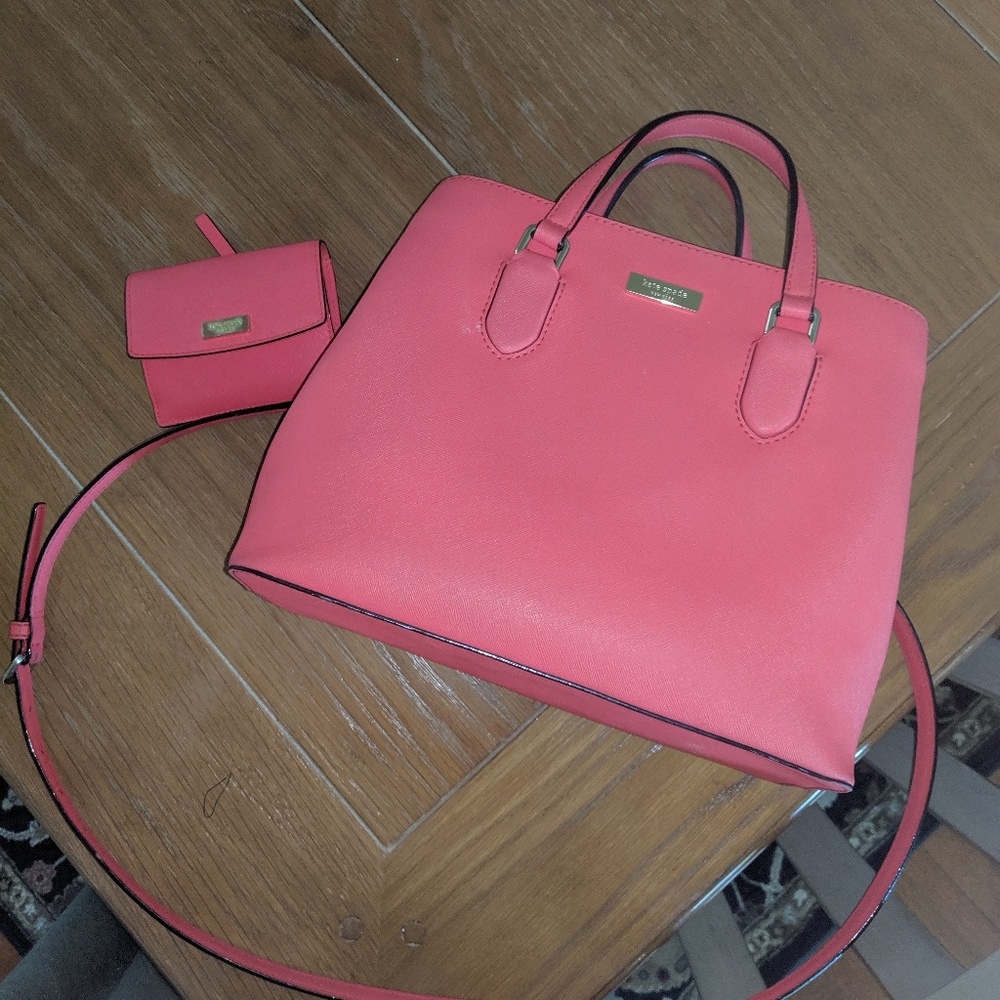 Kate Spade Handbag & Matching Wallet